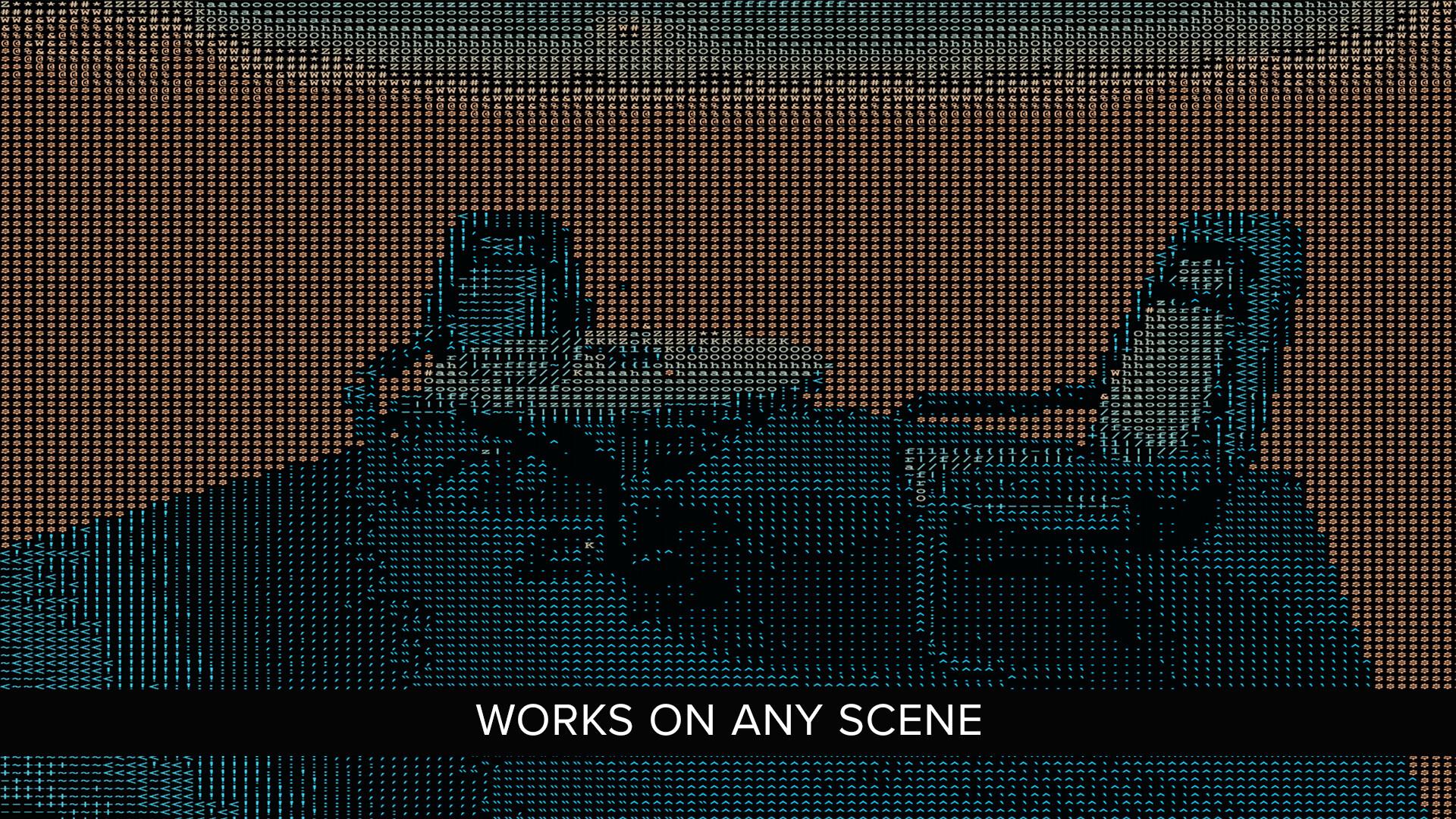 A banner for the ASCII Post Process Material