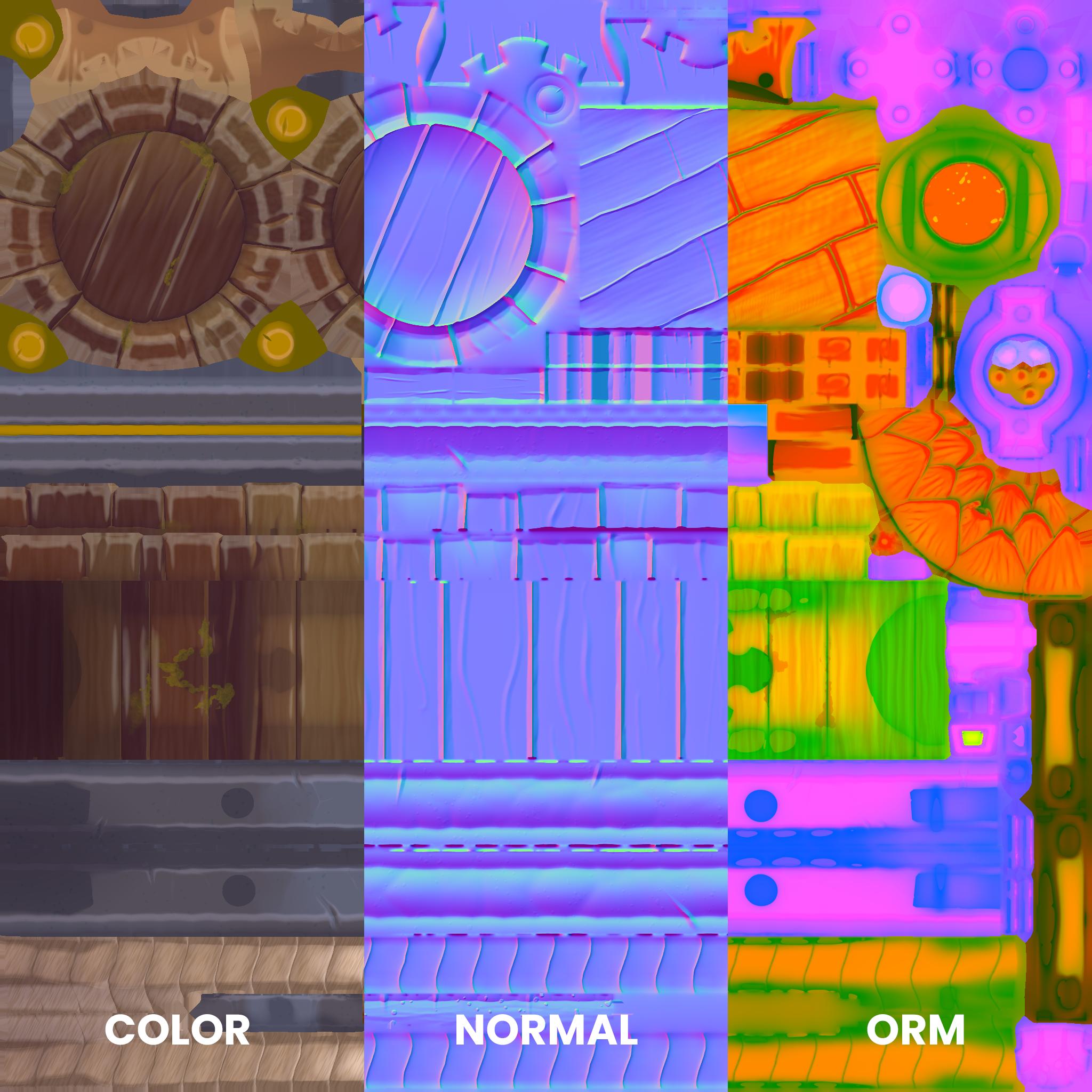 Texture breakdown of keg hammer